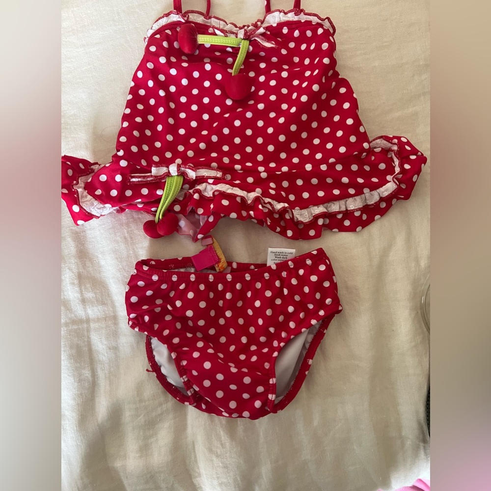Kate Mack Baby Tankini Swim Suit with 2 bottoms
